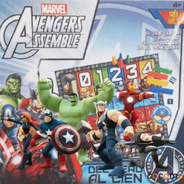 Juego de mesa educativo para niños Avengers de Marvel