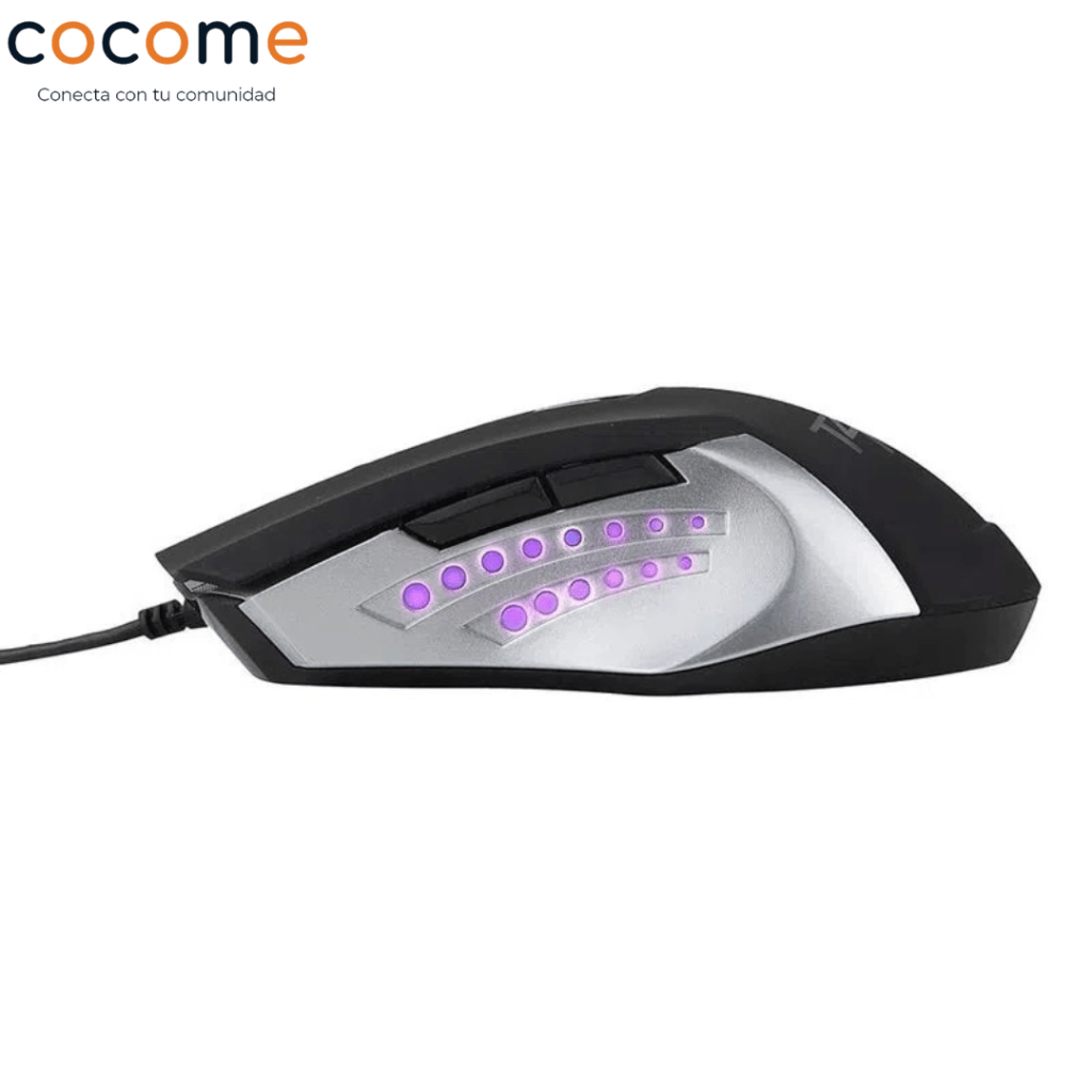 Mouse Gamer Teraware 6 Botones, 3200 Dpi, RGB | COCOME