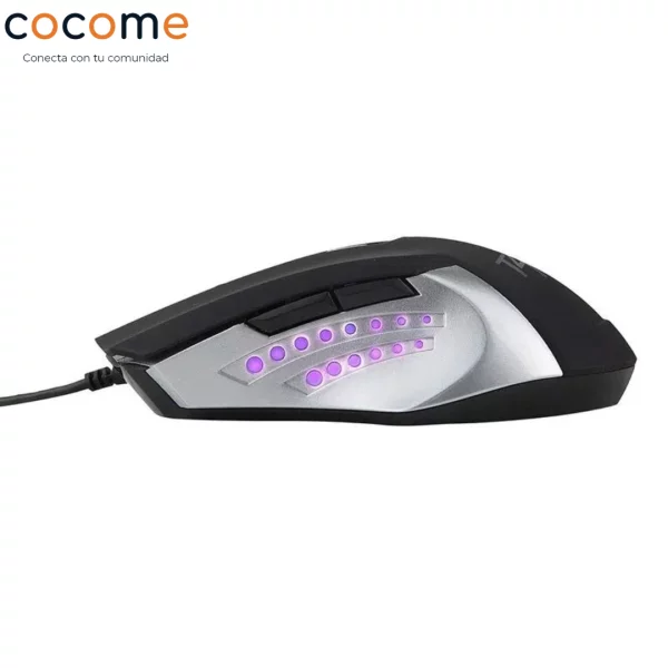 Mouse gamer Teraware 6 botones, 3200 dpi, RGB