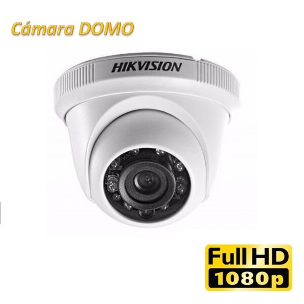 Kit 4 Cámaras de Vigilancia Hikvision Full Hd 1080P Disco 1Tb