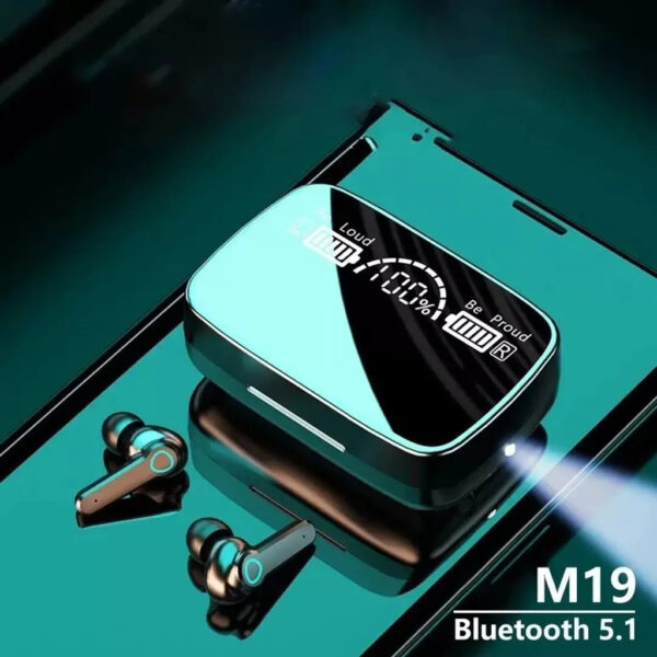 AIRPODS BT V.5.3 TWS MOD.M19 7H - Imagen 4