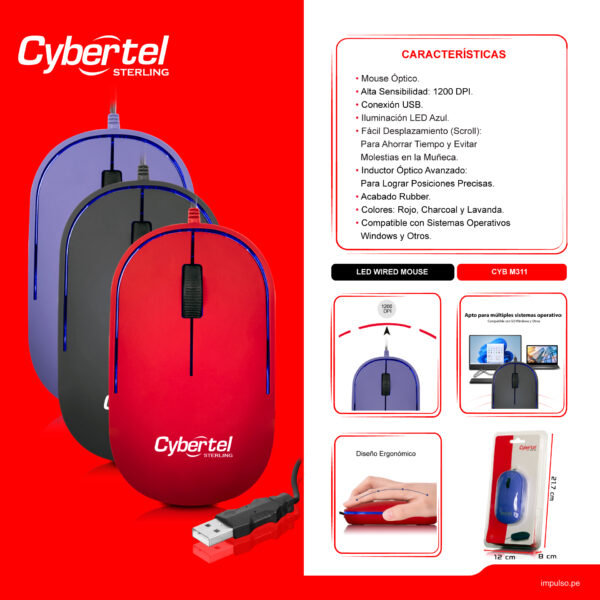 MOUSE CYBERTEL STERLING M311