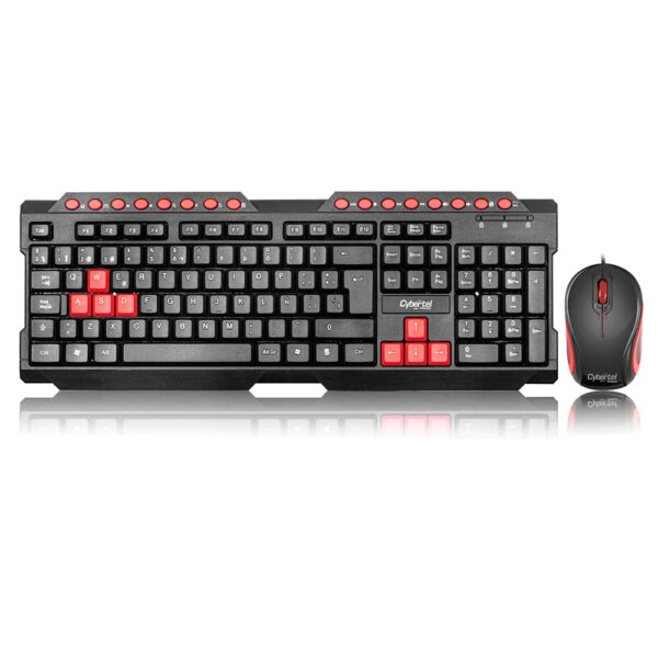 KIT TECLADO MOUSE ESTANDAR USB CYBERTEL PRINCE T2000